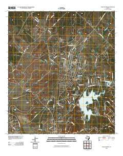 Lake Bastrop Texas Historical topographic map, 1:24000 scale, 7.5 X 7.5 Minute, Year 2010