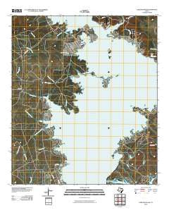 Lake Buchanan Texas Historical topographic map, 1:24000 scale, 7.5 X 7.5 Minute, Year 2010