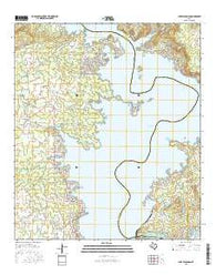 Lake Buchanan Texas Current topographic map, 1:24000 scale, 7.5 X 7.5 Minute, Year 2016