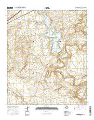 Lake Colorado City Texas Current topographic map, 1:24000 scale, 7.5 X 7.5 Minute, Year 2016