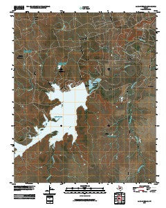 Lake Diversion Texas Historical topographic map, 1:24000 scale, 7.5 X 7.5 Minute, Year 2010