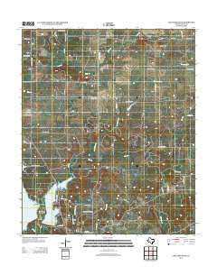Lake Eddleman Texas Historical topographic map, 1:24000 scale, 7.5 X 7.5 Minute, Year 2012