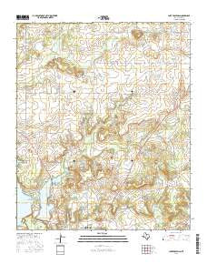 Lake Eddleman Texas Current topographic map, 1:24000 scale, 7.5 X 7.5 Minute, Year 2016