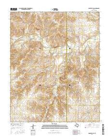 Lake Fryer NE Texas Current topographic map, 1:24000 scale, 7.5 X 7.5 Minute, Year 2016