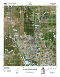 Lake Jackson Texas Historical topographic map, 1:24000 scale, 7.5 X 7.5 Minute, Year 2010