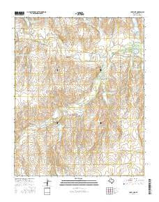 Lake June Texas Current topographic map, 1:24000 scale, 7.5 X 7.5 Minute, Year 2016