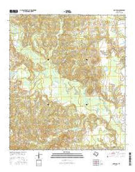 Lake Leon Texas Current topographic map, 1:24000 scale, 7.5 X 7.5 Minute, Year 2016