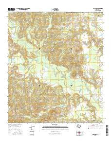 Lake Leon Texas Current topographic map, 1:24000 scale, 7.5 X 7.5 Minute, Year 2016