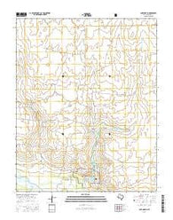 Lake Marvin Texas Current topographic map, 1:24000 scale, 7.5 X 7.5 Minute, Year 2016