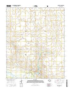 Lake Marvin Texas Current topographic map, 1:24000 scale, 7.5 X 7.5 Minute, Year 2016