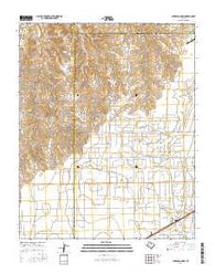 Lake McConnell Texas Current topographic map, 1:24000 scale, 7.5 X 7.5 Minute, Year 2016