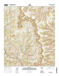Lake Merritt Texas Current topographic map, 1:24000 scale, 7.5 X 7.5 Minute, Year 2016
