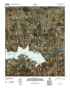 Lake Murvaul Texas Historical topographic map, 1:24000 scale, 7.5 X 7.5 Minute, Year 2010