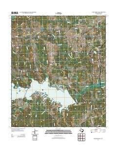 Lake Murvaul Texas Historical topographic map, 1:24000 scale, 7.5 X 7.5 Minute, Year 2013