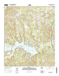Lake Murvaul Texas Current topographic map, 1:24000 scale, 7.5 X 7.5 Minute, Year 2016