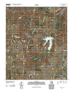 Lake Olney Texas Historical topographic map, 1:24000 scale, 7.5 X 7.5 Minute, Year 2010