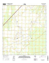 Lake Pasture Texas Current topographic map, 1:24000 scale, 7.5 X 7.5 Minute, Year 2016