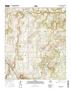 Lake San Tana Texas Current topographic map, 1:24000 scale, 7.5 X 7.5 Minute, Year 2016