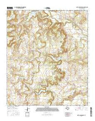 Lake Scarborough Texas Current topographic map, 1:24000 scale, 7.5 X 7.5 Minute, Year 2016