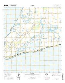 Lake Stephenson Texas Current topographic map, 1:24000 scale, 7.5 X 7.5 Minute, Year 2016