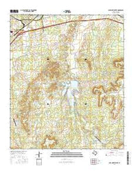 Lake Sweetwater Texas Current topographic map, 1:24000 scale, 7.5 X 7.5 Minute, Year 2016