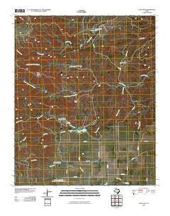 Lake Theo Texas Historical topographic map, 1:24000 scale, 7.5 X 7.5 Minute, Year 2010
