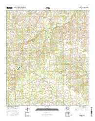 Lake Victor Texas Current topographic map, 1:24000 scale, 7.5 X 7.5 Minute, Year 2016