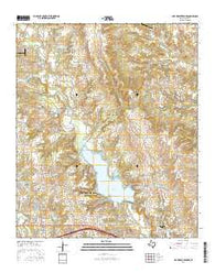Lake Weatherford Texas Current topographic map, 1:24000 scale, 7.5 X 7.5 Minute, Year 2016
