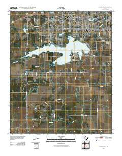 Lake Wichita Texas Historical topographic map, 1:24000 scale, 7.5 X 7.5 Minute, Year 2010