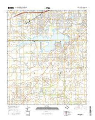 Lake Wichita Texas Current topographic map, 1:24000 scale, 7.5 X 7.5 Minute, Year 2016