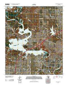 Lake Worth Texas Historical topographic map, 1:24000 scale, 7.5 X 7.5 Minute, Year 2010