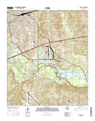 Lakeport Texas Current topographic map, 1:24000 scale, 7.5 X 7.5 Minute, Year 2016