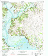 Lakeside Village Texas Historical topographic map, 1:24000 scale, 7.5 X 7.5 Minute, Year 1968