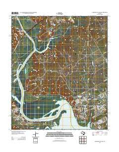 Lakeside Village Texas Historical topographic map, 1:24000 scale, 7.5 X 7.5 Minute, Year 2012