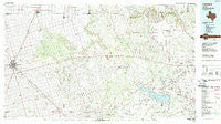 Lamesa Texas Historical topographic map, 1:100000 scale, 30 X 60 Minute, Year 1986