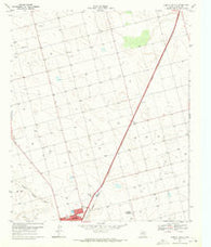 Lamesa North Texas Historical topographic map, 1:24000 scale, 7.5 X 7.5 Minute, Year 1968