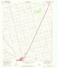 Lamesa North Texas Historical topographic map, 1:24000 scale, 7.5 X 7.5 Minute, Year 1968
