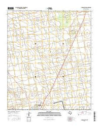 Lamesa North Texas Current topographic map, 1:24000 scale, 7.5 X 7.5 Minute, Year 2016