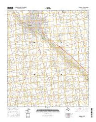 Lamesa South Texas Current topographic map, 1:24000 scale, 7.5 X 7.5 Minute, Year 2016