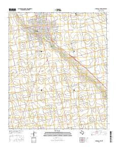 Lamesa South Texas Current topographic map, 1:24000 scale, 7.5 X 7.5 Minute, Year 2016