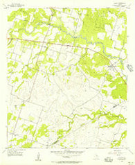 Lamkin Texas Historical topographic map, 1:24000 scale, 7.5 X 7.5 Minute, Year 1956
