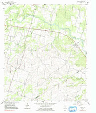 Lamkin Texas Historical topographic map, 1:24000 scale, 7.5 X 7.5 Minute, Year 1956