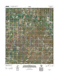 Lamkin Texas Historical topographic map, 1:24000 scale, 7.5 X 7.5 Minute, Year 2012
