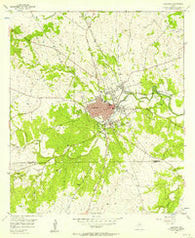 Lampasas Texas Historical topographic map, 1:24000 scale, 7.5 X 7.5 Minute, Year 1954