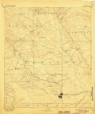 Lampasas Texas Historical topographic map, 1:125000 scale, 30 X 30 Minute, Year 1894