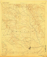Lampasas Texas Historical topographic map, 1:125000 scale, 30 X 30 Minute, Year 1894