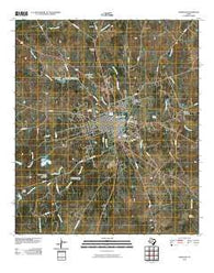 Lampasas Texas Historical topographic map, 1:24000 scale, 7.5 X 7.5 Minute, Year 2010