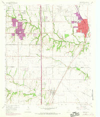 Lancaster Texas Historical topographic map, 1:24000 scale, 7.5 X 7.5 Minute, Year 1959