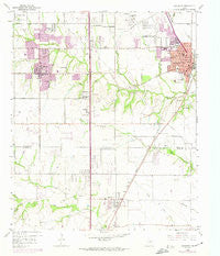Lancaster Texas Historical topographic map, 1:24000 scale, 7.5 X 7.5 Minute, Year 1959
