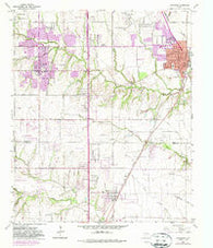 Lancaster Texas Historical topographic map, 1:24000 scale, 7.5 X 7.5 Minute, Year 1959
